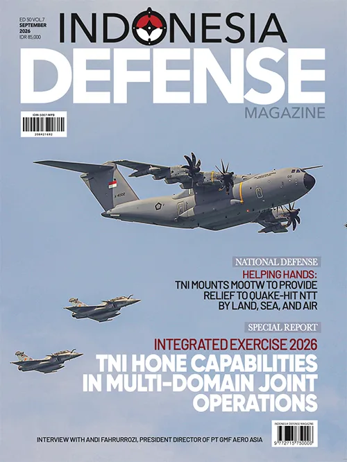 Cover Indonesia Defense Magazine edisi 50